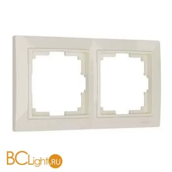 Рамка на 2 поста (слоновая кость, basic) Werkel Snabb Basic W0022003 a051307