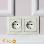 Рамка на 2 поста (слоновая кость, basic) Werkel Snabb Basic W0022003 a051307 - Фото 3