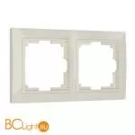 Рамка на 2 поста (слоновая кость, basic) Werkel Snabb Basic W0022003 a051307