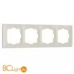 Рамка на 4 поста (слоновая кость, basic) Werkel Snabb Basic W0042003 a051306
