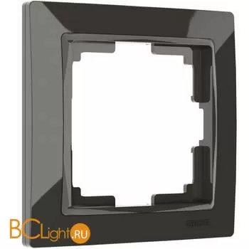 Рамка на 1 пост (серо-коричневый, basic) Werkel Snabb Basic W0012007 a051291