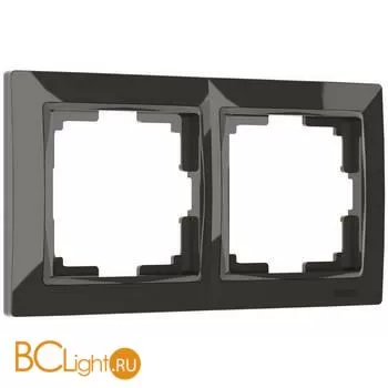 Рамка на 2 поста (серо-коричневый, basic) Werkel Snabb Basic W0022007 a051294