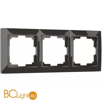 Рамка на 3 поста (серо-коричневый, basic) Werkel Snabb Basic W0032007 a051298