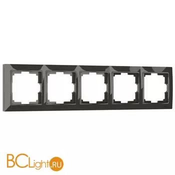 Рамка на 5 постов (серо-коричневый, basic) Werkel Snabb Basic W0052007 a051302