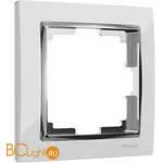 Рамка на 1 пост (белый/хром) Werkel Snabb W0011901 a051657