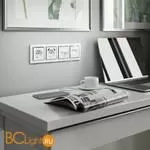 Рамка на 4 поста (белый/хром) Werkel Snabb W0041901 a051643 - Фото 0