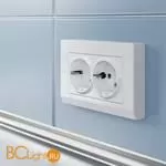 Рамка для двойной розетки (белый) Werkel Stark W0081801 a050905 - Фото 0