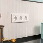 Рамка на 3 поста (белый) Werkel Stark W0031801 a050927 - Фото 2