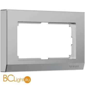 Рамка для двойной розетки (серебряный) Werkel Stark W0081806 a050909