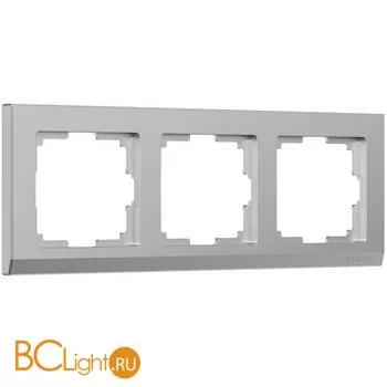 Рамка на 3 поста (серебряный) Werkel Stark W0031806 a050922