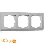 Рамка на 3 поста (серебряный) Werkel Stark W0031806 a050922