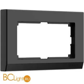 Рамка для двойной розетки (черный) Werkel Stark W0081808 a050921