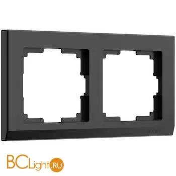 Рамка на 2 поста (черный) Werkel Stark W0021808 a050923