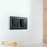 Рамка на 2 поста (черный) Werkel Stark W0021808 a050923 - Фото 4