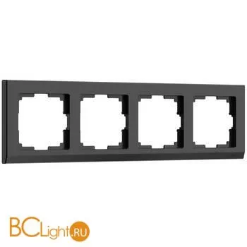 Рамка на 4 поста (черный) Werkel Stark W0041808 a050913