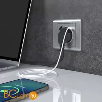 Рамка на 1 пост (серебряный) Werkel Stream W0012106 a051283 - Фото 0