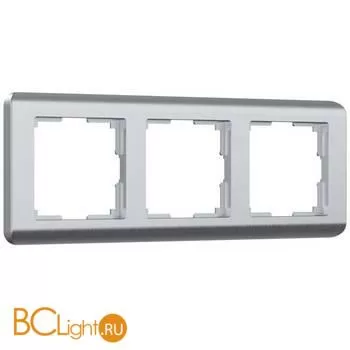 Рамка на 3 поста (серебряный) Werkel Stream W0032106 a051277