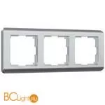 Рамка на 3 поста (серебряный) Werkel Stream W0032106 a051277