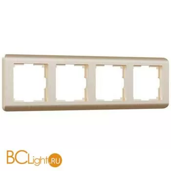 Рамка на 4 поста (шампань) Werkel Stream W0042111 a051285