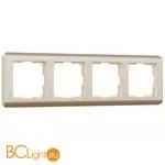 Рамка на 4 поста (шампань) Werkel Stream W0042111 a051285