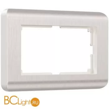 Рамка для двойной розетки (перламутровый) Werkel Stream W0082113 a051281