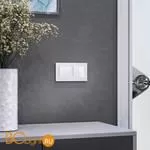 Выключатель одноклавишный проходной с подсветкой (белый) Werkel Hammer W1212101 a052028 - Фото 3