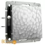 Выключатель одноклавишный проходной (серебряный) Werkel Hammer W1212006 a052079