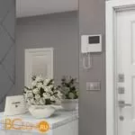 Выключатель двухклавишный с подсветкой (серебряный) Werkel Hammer W1220106 a052087 - Фото 2