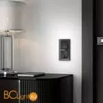 Выключатель одноклавишный с подсветкой (черный) Werkel Hammer W1210108 a052058 - Фото 0