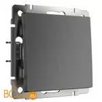 Выключатель одноклавишный проходной (графит рифленый) Werkel W1112004 a050751