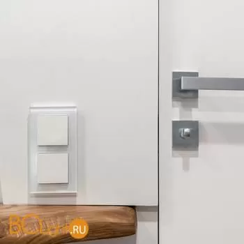 Выключатель одноклавишный проходной (белый) Werkel W1112001 a051111 - Фото 1