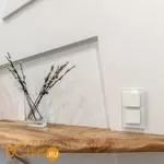 Выключатель одноклавишный проходной (белый) Werkel W1112001 a051111 - Фото 2