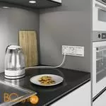 Выключатель одноклавишный проходной с подсветкой (белый) Werkel W1112101 a051118 - Фото 2