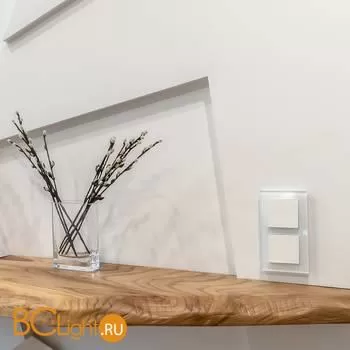 Перекрестный переключатель одноклавишный (белый) Werkel W1113001 a051117 - Фото 2