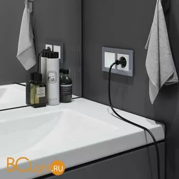 Сенсорный выключатель двухклавишный Умный дом (белый) Werkel W4520601 a048322 - Фото 1