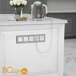 Выключатель двухклавишный проходной (белый) Werkel W1122001 a051126 - Фото 5