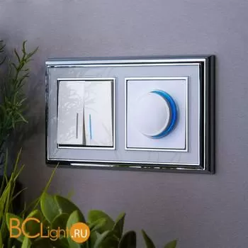 Диммер с подсветкой (белый) Werkel W1142101 a051137 - Фото 3