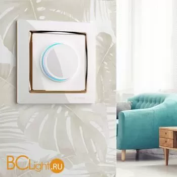 Диммер с подсветкой (белый) Werkel W1142101 a051137 - Фото 6