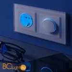 Диммер с подсветкой (белый) Werkel W1142101 a051137 - Фото 1