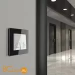 Выключатель двухклавишный для отелей (белый) Werkel W1120801 a054307 - Фото 0