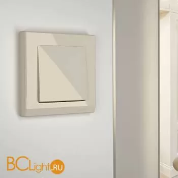 Выключатель одноклавишный проходной (слоновая кость) Werkel W1112003 a051466 - Фото 2