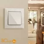 Выключатель одноклавишный проходной (слоновая кость) Werkel W1112003 a051466 - Фото 3