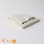 Выключатель двухклавишный (слоновая кость) Werkel W1120003 a051475 - Фото 1