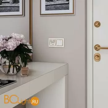 Выключатель трехклавишный (слоновая кость) Werkel W1130003 a051488 - Фото 0