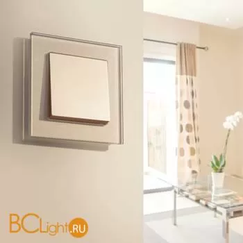 Выключатель одноклавишный (шампань) Werkel W1110011 a050869 - Фото 0