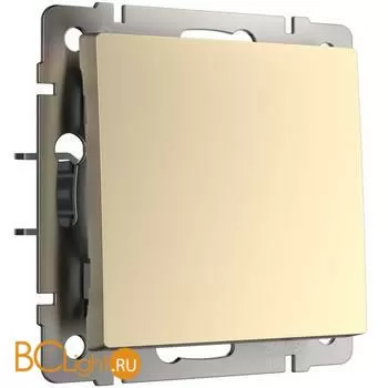 Выключатель одноклавишный проходной (шампань) Werkel W1112011 a050865