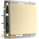 Выключатель одноклавишный проходной (шампань) Werkel W1112011 a050865