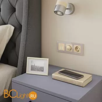 Сенсорный выключатель двухклавишный с подсветкой (шампань) Werkel W4520111 a047973 - Фото 4