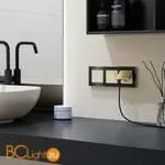 Сенсорный выключатель двухклавишный с подсветкой (шампань) Werkel W4520111 a047973 - Фото 3