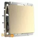 Выключатель одноклавишный (шампань рифленый) Werkel W1110010 a051426